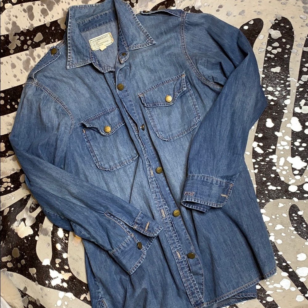 Current/Elliott denim shirt
